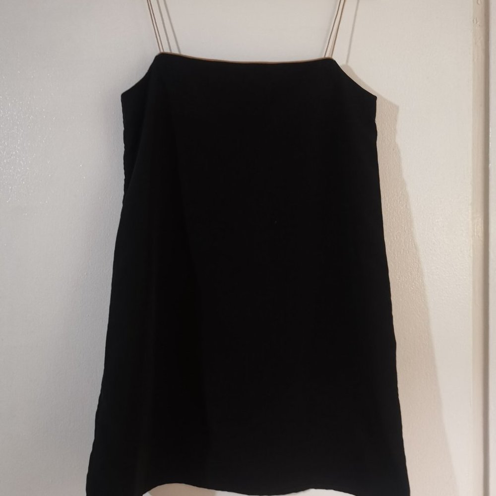 Mini Black Slip Dress